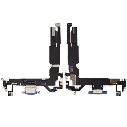 For iPhone 16 Charging Port Flex Cable Ribbon - Ultramarine - OEM New
