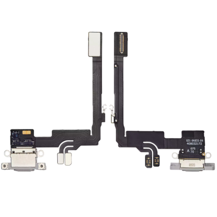 For iPhone16 Pro Charging Port Flex Cable Ribbon - White Titanium - OEM New