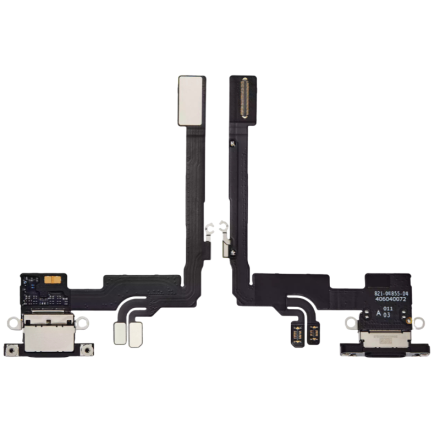 For iPhone 16 Pro Charging Port Flex Cable Ribbon - Black Titanium - OEM New