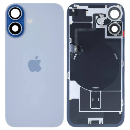 For iPhone 17 Battery Door Back Cover - Mist Blue