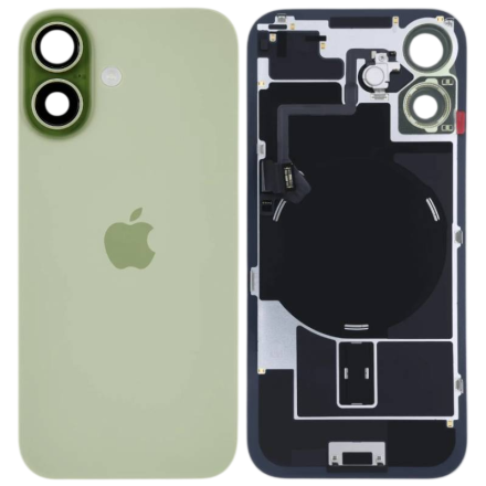 For iPhone 17 Battery Door Back Cover - Sage