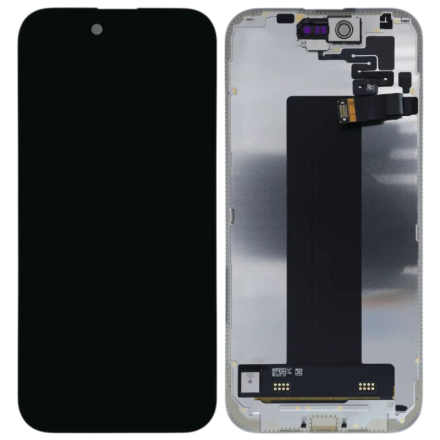 For iPhone 17 Air OLED Screen Digitizer Assembly with Frame - Black