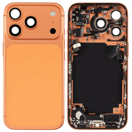 For iPhone 17 Pro Max Back Glass Housing Assembly - Orange
