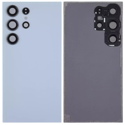 For Samsung Galaxy S24 Ultra 5G S928B/S928U/S928U1/S928W/S928N Battery Cover with Small Parts - Titanium Blue