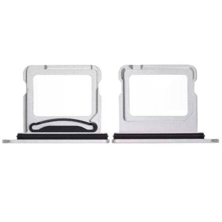 For iPhone 16/16 Plus Dual SIM Card Tray - White