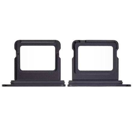 For iPhone 16/16 Plus Single SIM Card Tray - Black