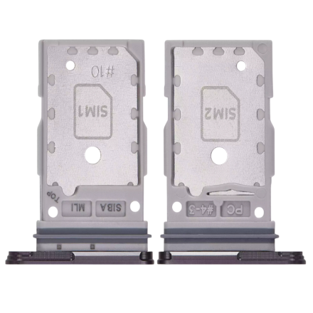 For Samsung Galaxy S24 S921/S24+ S926 SIM Card Tray (Dual SIM) - Onyx Black