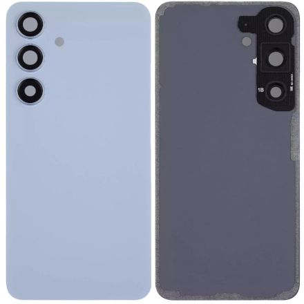 For Samsung Galaxy S24 5G S921B/S921U/S921U1/S921W/S921N/S921E Battery Cover with Small Parts - Sapphire Blue
