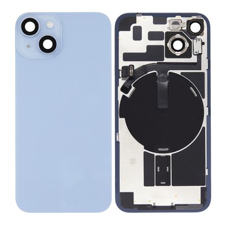 For iPhone 14 Back Glass Housing Assembly - Blue - OEM New