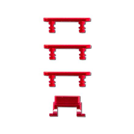 For Apple iPhone 8 Plus Side Keys Set - Red