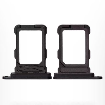 For iPhone 16 Pro / 16 Pro Max Dual SIM Card Tray - Black Titanium