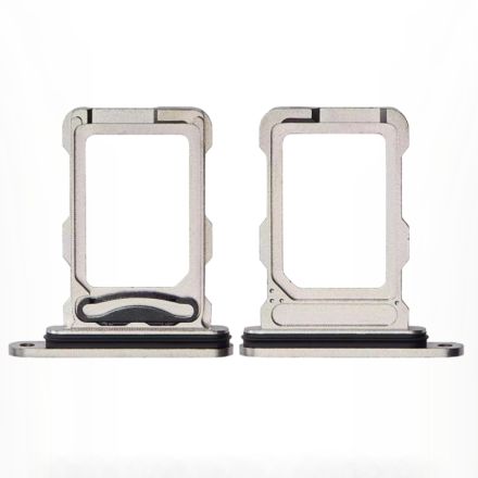 For iPhone 16 Pro / 16 Pro Max Dual SIM Card Tray - Natural Titanium