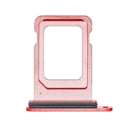 For iPhone 14/14 Plus Single SIM Card Tray - Red