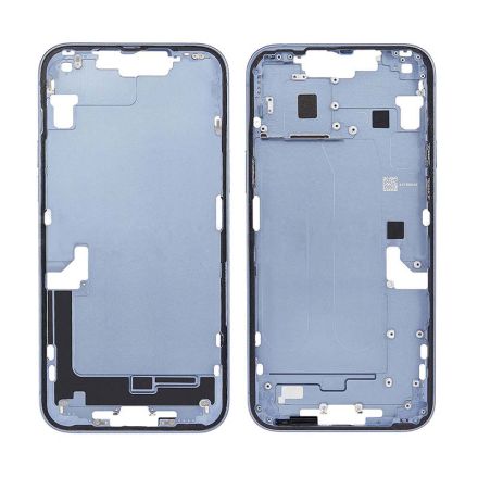 For iPhone 14 Plus Middle Frame Rear Housing Assembly - Blue - OEM Assembled
