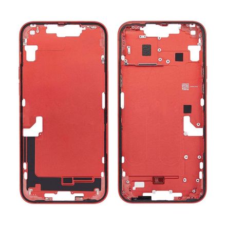 For iPhone 14 Plus Middle Frame Rear Housing Assembly - Red - OEM Assembled
