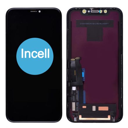 For iPhone XR LCD Screen Digitizer Assembly with Frame - Black - Copy Incell