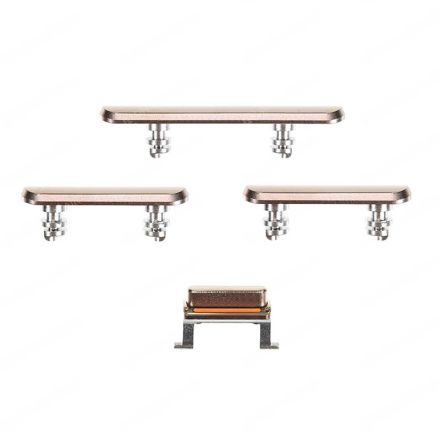 For iPhone XS Side Keys (4 pcs/set) - Gold