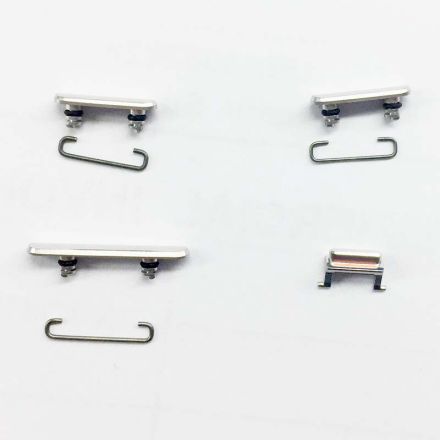 For iPhone XS Max Side Keys (4 pcs/set) - Silver