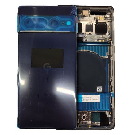 For Google Pixel 7 Pro Battery Back Cover Glass Housing - Obsidian