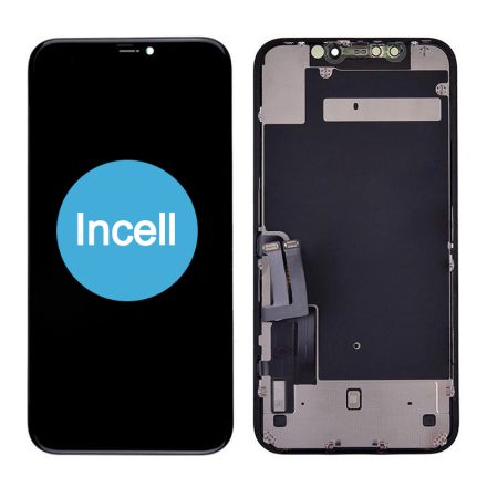 For iPhone 11 LCD Screen Digitizer Assembly with Frame - Black - Incell