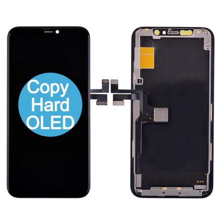 For iPhone 11 Pro Hard OLED Screen Digitizer Assembly with Frame - Black - Copy Hard OLED