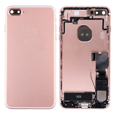 For iPhone 7 Plus Back Cover Assembly with AP Logo - Rose Gold - Without Words