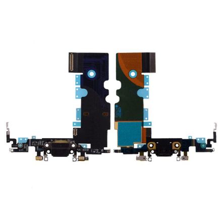 For iPhone 8 Charging Port Flex Cable Ribbon - Dark Gray - OEM New