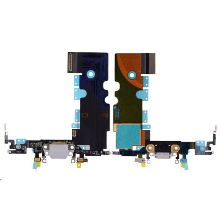 For iPhone 8 Charging Port Flex Cable Ribbon - Light Gray