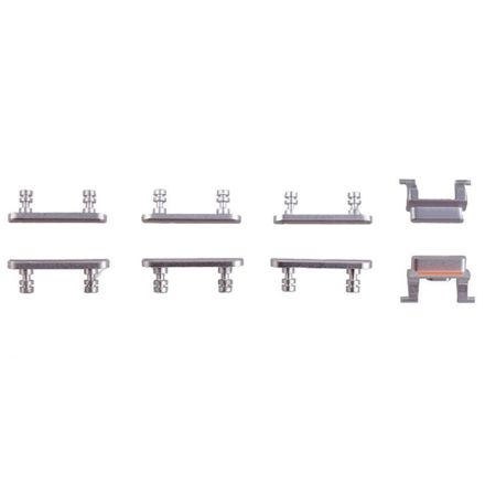 For Apple iPhone 8 Plus Side Keys Set - Silver