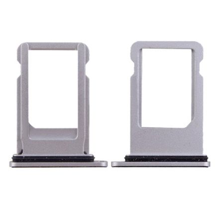 For iPhone 8 Plus SIM Card Tray - Silver