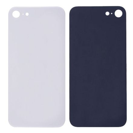 For iPhone 8 Battery Cover Rear Glass - White