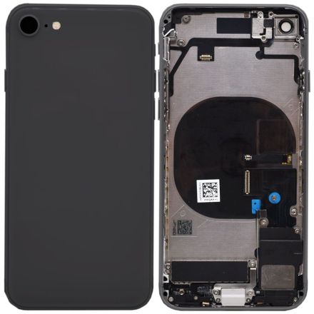 For iPhone 8 Back Cover Assembly - Gray - Without Words