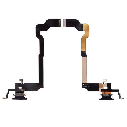 For iPhone X Charging Port Flex Cable Ribbon - Black - OEM Pulled