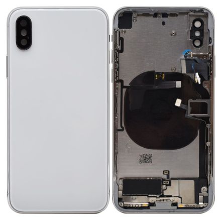 For iPhone X Back Cover Assembly - Silver