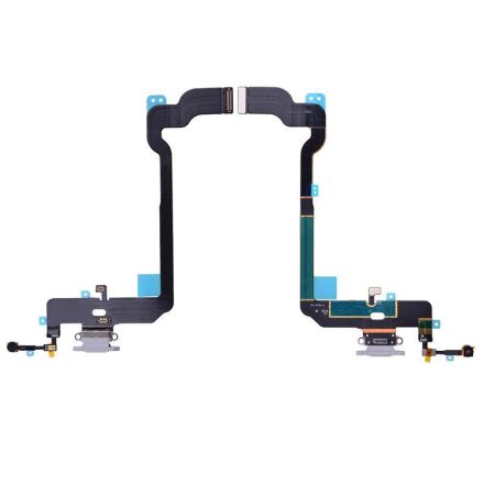 For iPhone XS Charging Port Flex Cable Ribbon - Gray - OEM Refurbished