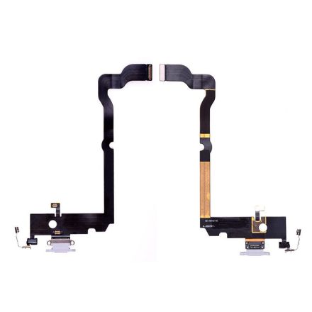 For iPhone XS Max Charging Port Flex Cable Ribbon - Gray - OEM New