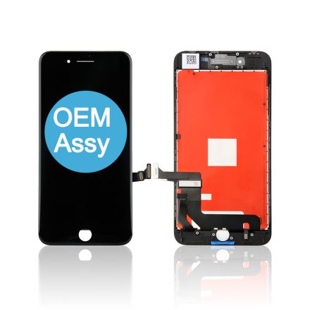 For iPhone 8 Plus LCD Screen Digitizer Assembly with Frame - Black - OEM Assembled