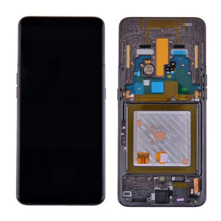 For Samsung Galaxy A80 SM-A805 OLED Screen Digitizer Assembly with Frame - Black - OEM New