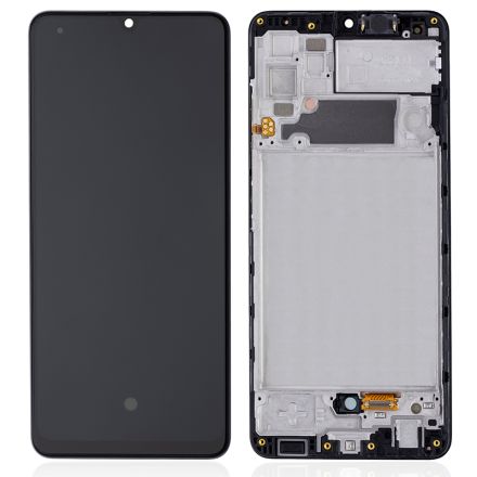 For Samsung Galaxy A32 4G SM-A325 LCD Screen Digitizer Assembly With Front Frame - Black - OEM New
