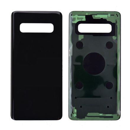 For Samsung Galaxy S10 G973/G973U/G973F Battery Cover with Adhesive - Black