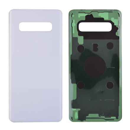 For Samsung Galaxy S10+ G975/G975U/G975F Battery Cover with Adhesive - White