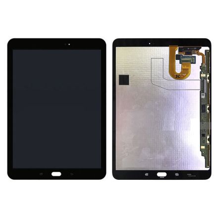For Samsung Galaxy Tab S3 9.7 SM-T820/T825 LCD Screen Digitizer Assembly with IC Board - Black - Samsung Logo - High Quality