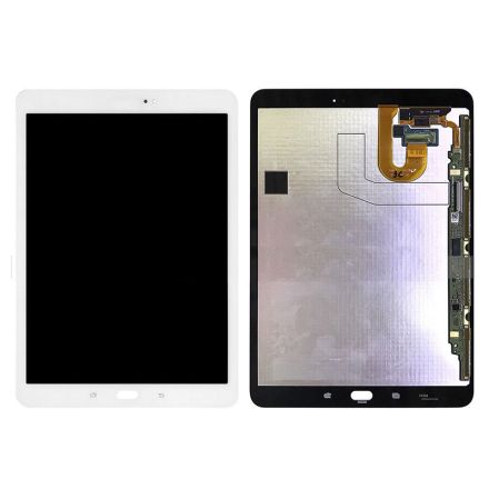 For Samsung Galaxy Tab S3 9.7 SM-T820/T825 LCD Screen Digitizer Assembly with IC Board - White - Samsung Logo - High Quality