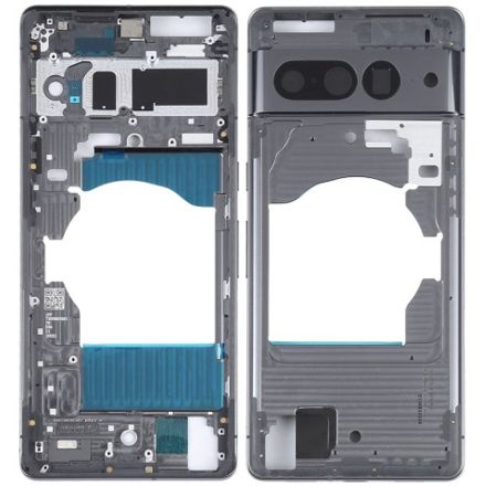 For Google Pixel 7 Pro Middle Frame - Black - OEM New