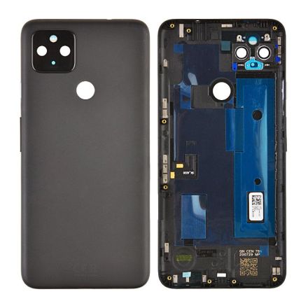 For Google Pixel 4a 5G Battery Door Back Cover - Black - OEM New