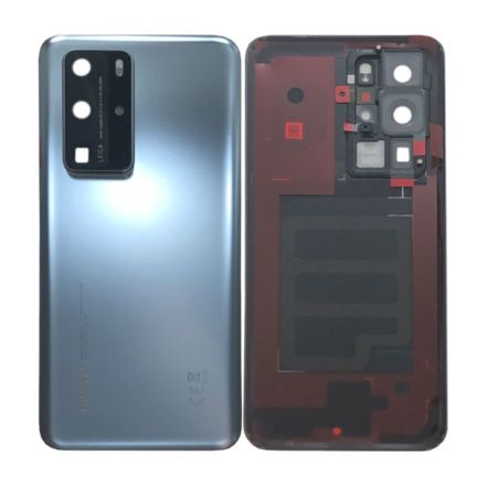 For Huawei P40 Pro Battery Cover - Silver Frost - Huawei Logo