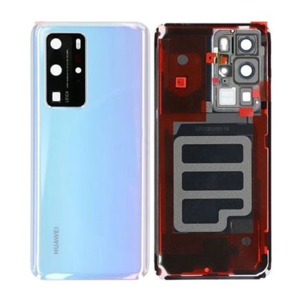 For Huawei P40 Pro Battery Cover - White - Huawei Logo