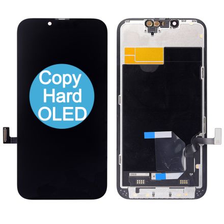For iPhone 13 Hard OLED Screen Digitizer Assembly with Frame - Black - Copy Hard OLED