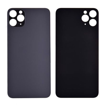 For iPhone 11 Pro Battery Door Back Cover - Black