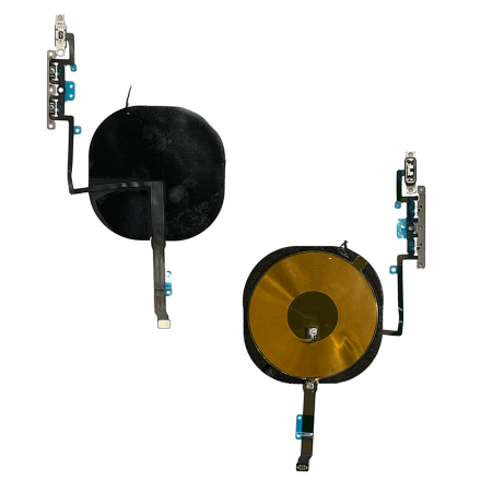 For Apple iPhone 11 Pro Max Wireless Charger Chip with Volume Flex Cable Ribbon